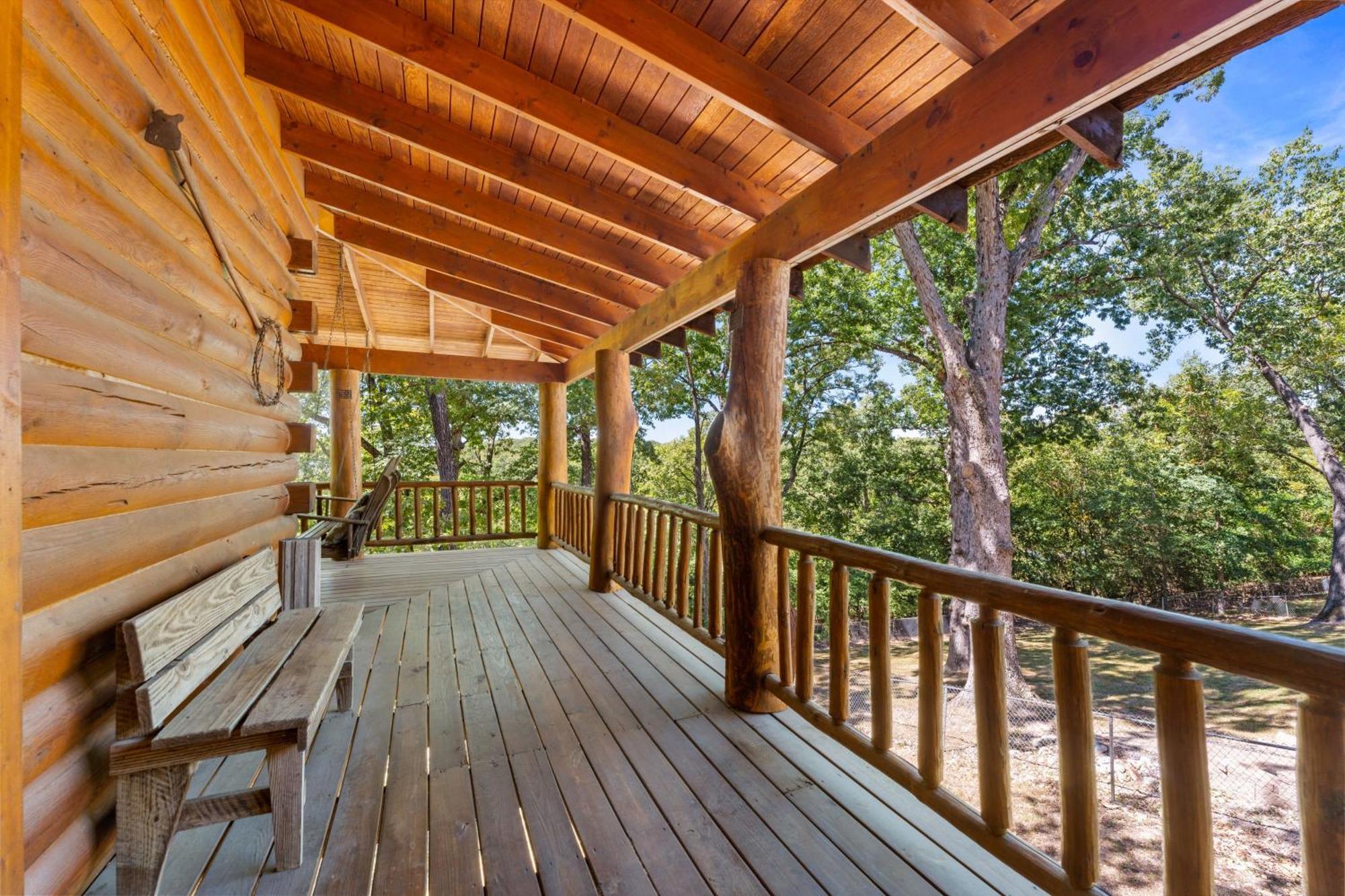 The Lazy K Cabin Cabin Бренсон Екстер'єр фото