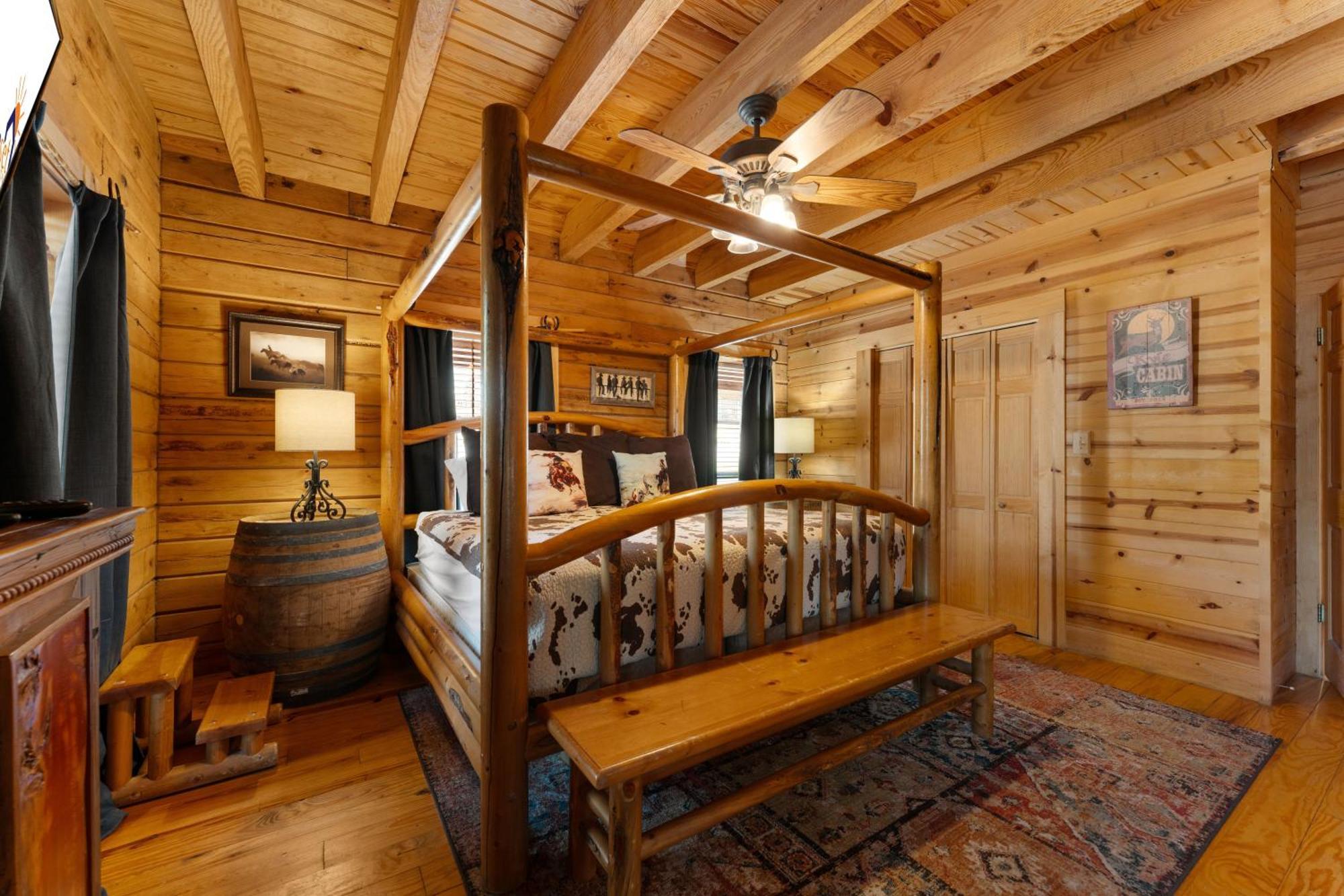 The Lazy K Cabin Cabin Бренсон Екстер'єр фото
