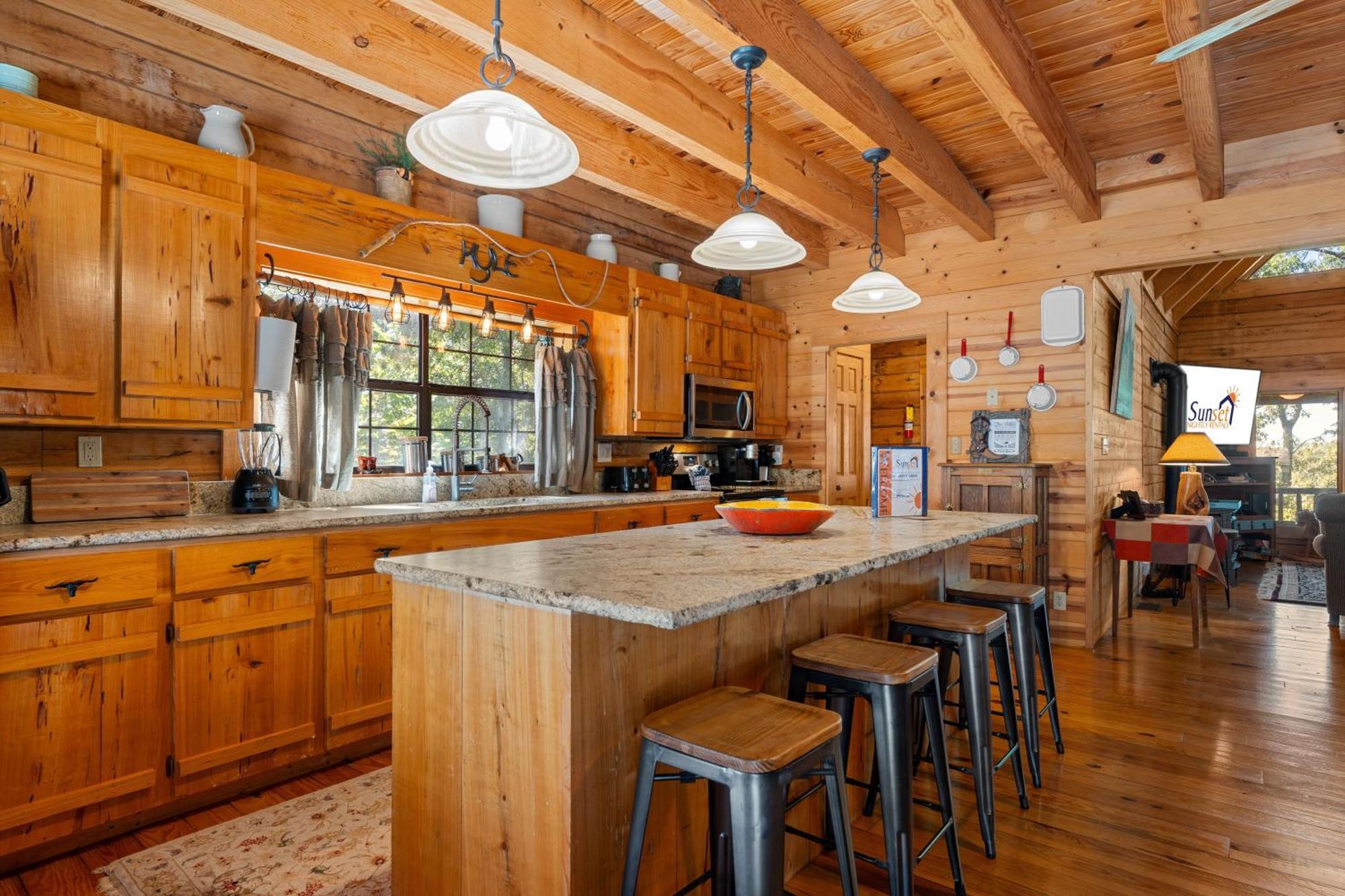 The Lazy K Cabin Cabin Бренсон Екстер'єр фото