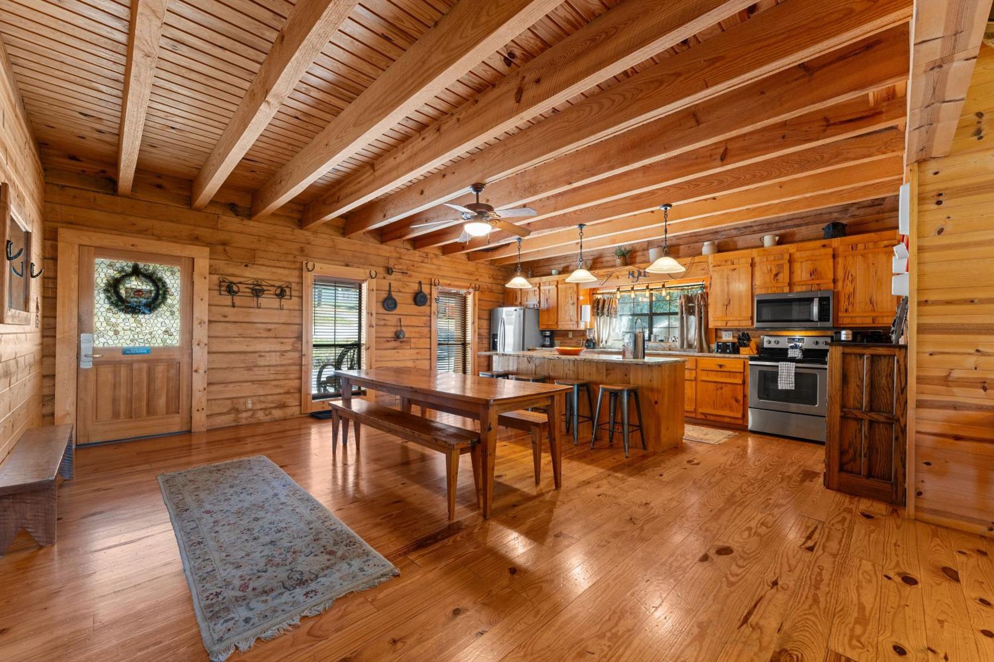 The Lazy K Cabin Cabin Бренсон Екстер'єр фото