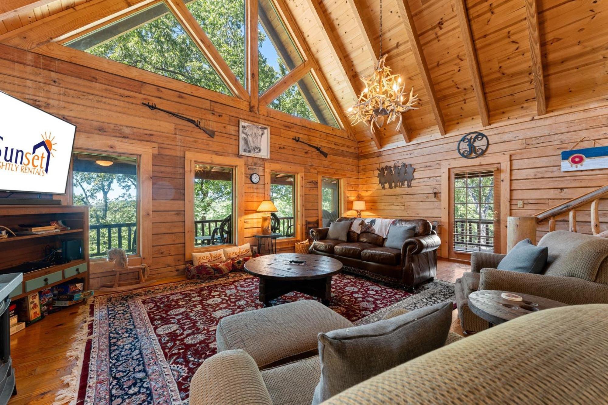 The Lazy K Cabin Cabin Бренсон Екстер'єр фото